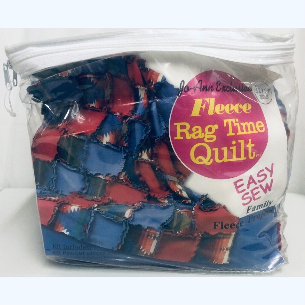 Jo-Ann Fleece Rag Time Quilt Kit